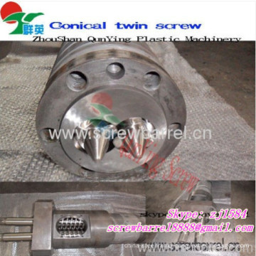 Conical Double Barrel Screw Cylinder For Pvc Panel 